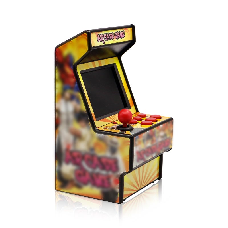 EASEGMER Mini Arcade Game Machines for Kids with 156 Classic Portable Handheld Video Games 16 Bit 2.8 Inches Screen Travel Gaming Electronic Toys Novelty Gift for Boys and Adults - Yellow - Image 1
